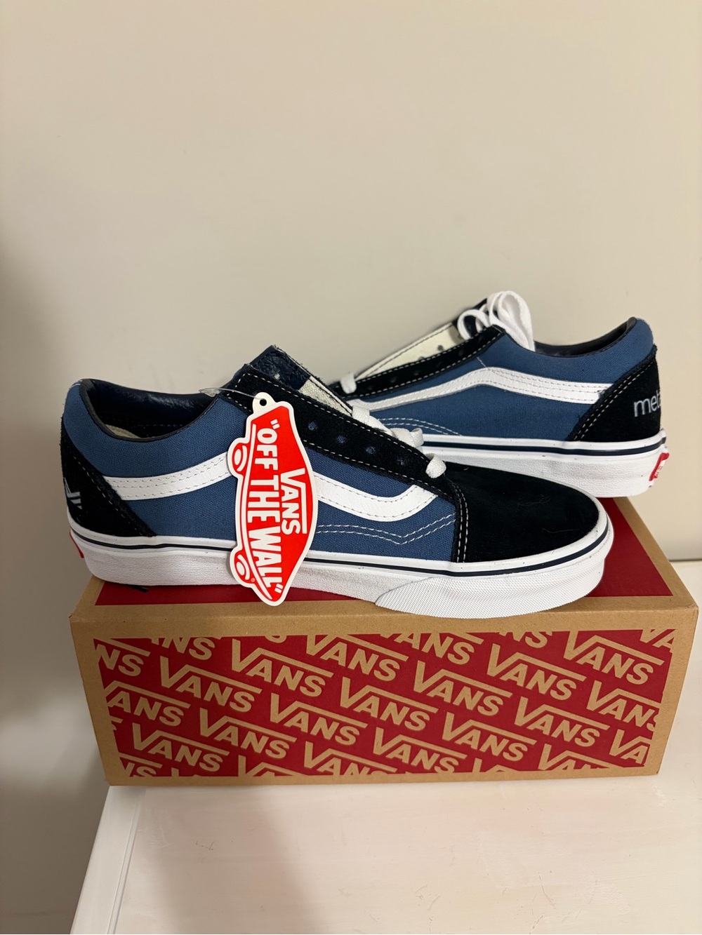 Vans Old Skool Blue & Black Sneakers Girls